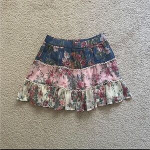 Altar’d State floral skirt